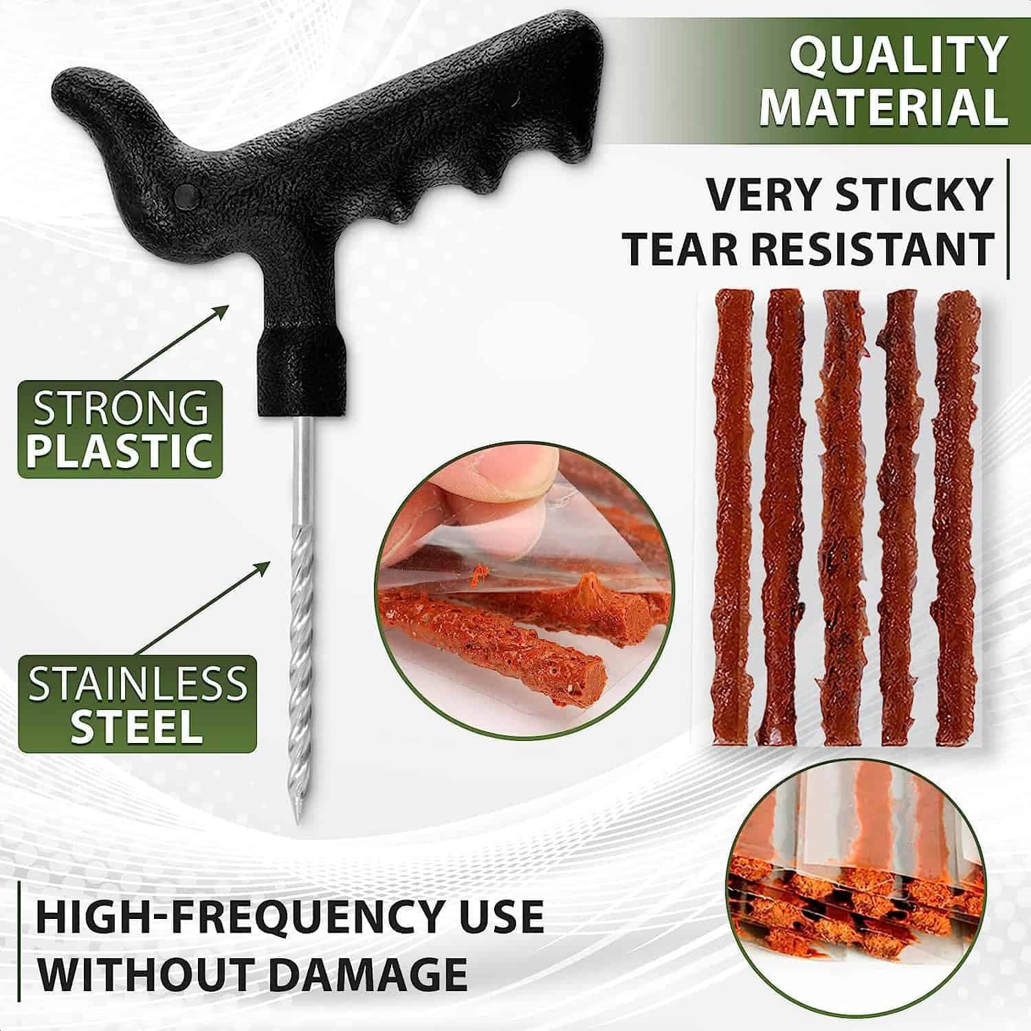 Сет за репарација на тубелес гуми 1722 - слика 2