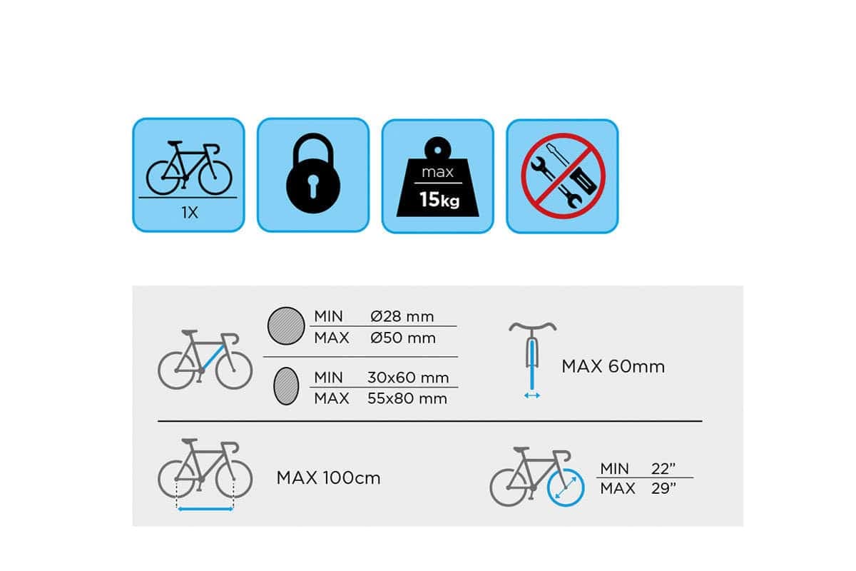 Кровен носач за велосипед Menabo - ASSO 4110 - слика 4