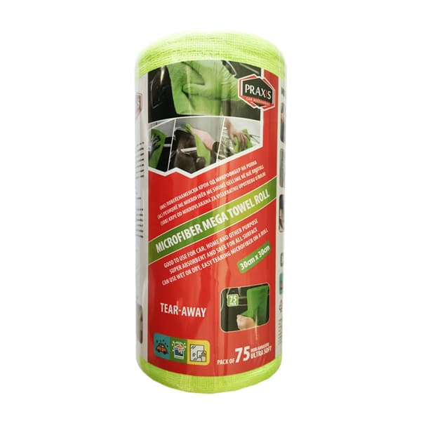 Микрофибер крпи 75 ком роло Праксис - 4238 - слика 1