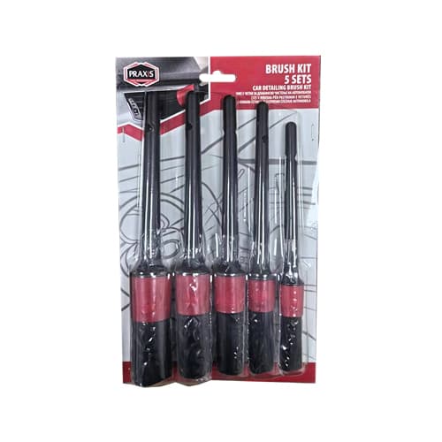 Сет четки за детајлинг 5 ком Праксис 4242 - слика 1