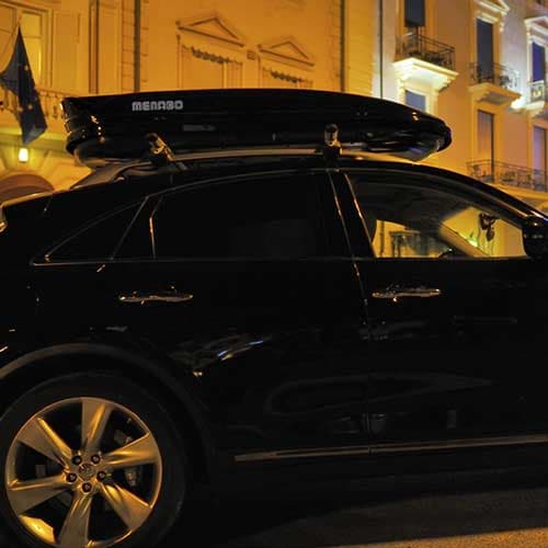 Кровен куфер Menabo - MANIA 460l.ABS црн 5343 - слика 2