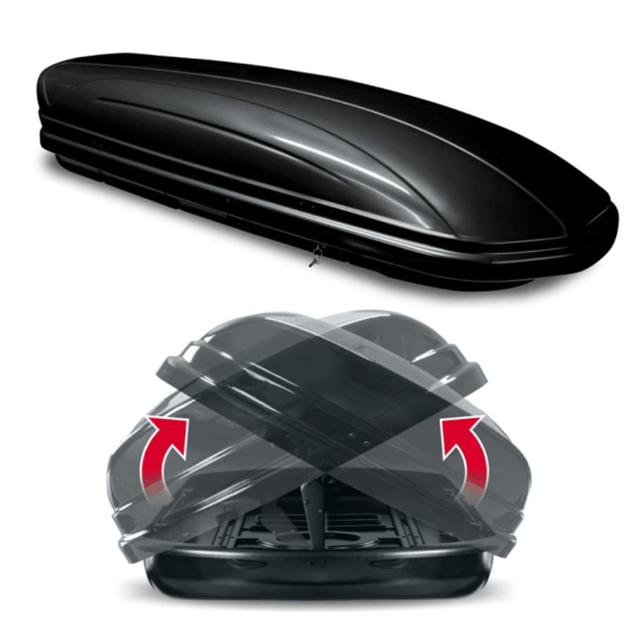 Кровен куфер Menabo - MANIA 460 DUO ABS црн - слика 1