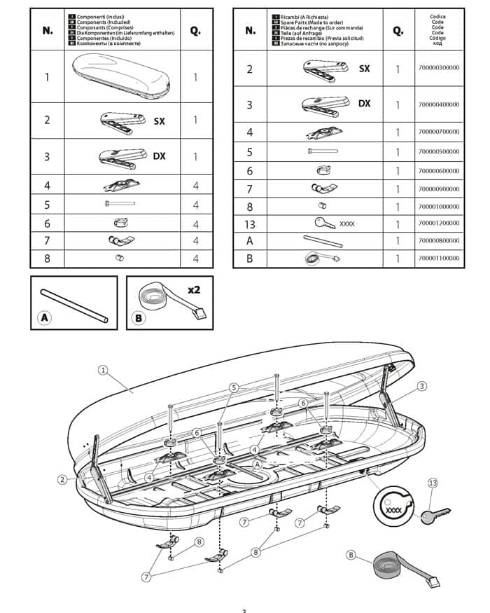 Кровен куфер MANIA 460 DUO ABS сребрен 5355 - слика 4