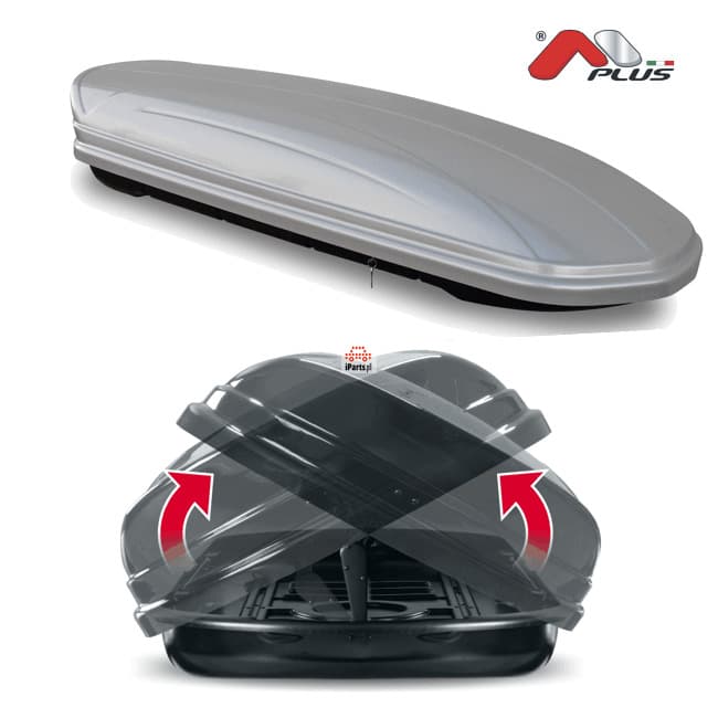 Кровен куфер MANIA 460 DUO ABS сребрен 5355 - слика 1