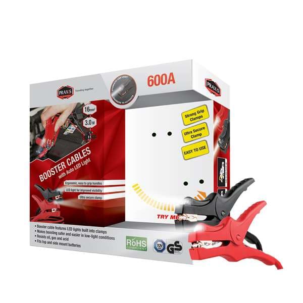 Кабли за старт Praxis - 600 A 5734 - слика 1