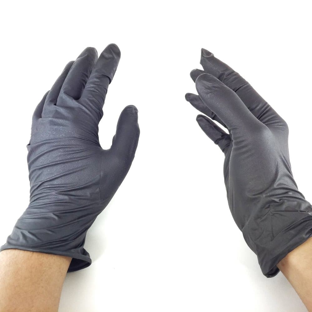 Нитрилни ракавици А класа, M, црни  1/100 13040 - слика 6