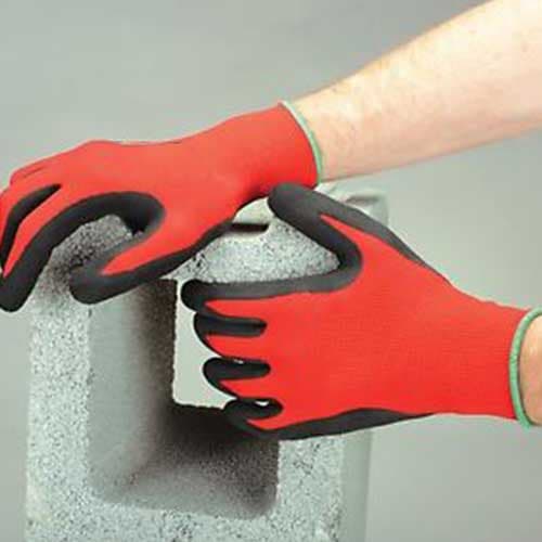 Работни ракавици Praxis - црвени 20222 - слика 2