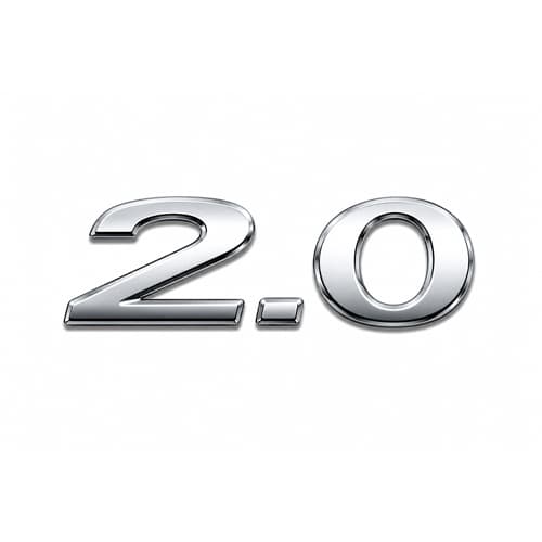Налепница за на автомобил 2.0 22147 - слика 1