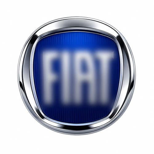 Налепница лого FIAT сина боја, 22160 - слика 1