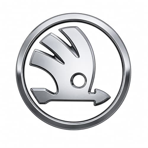Налепница лого SKODA 22162 - слика 1