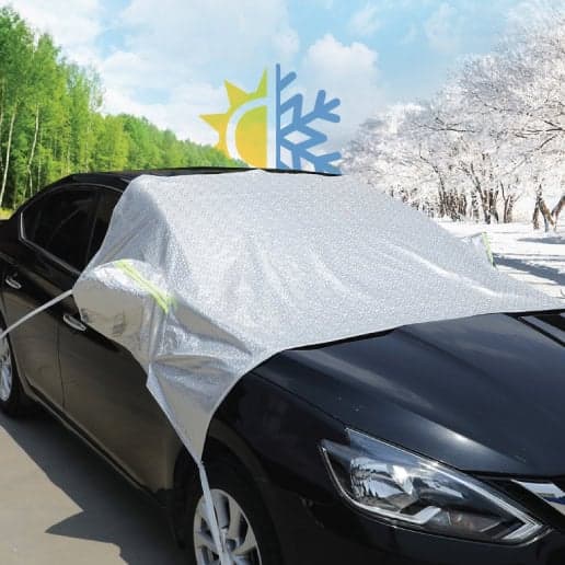 Заштитна фолија за снег и сонце 235х205х145цм 32807 - слика 2