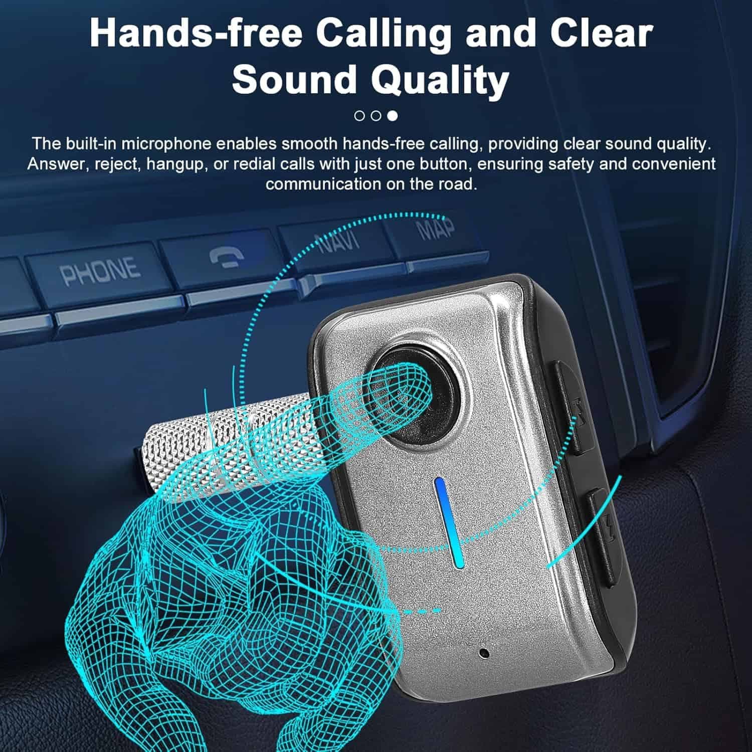 Блутут со ФМ трансмитер 3.4A УСБ , BT20 - слика 4