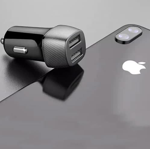 УСБ2 полнач  2.4А карбон БИЗИ 12V 50713 - слика 8