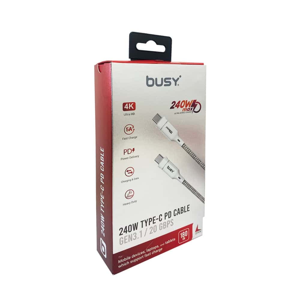 Тип ц со тип Ц кабел 1.8м плетен 50716 - слика 2