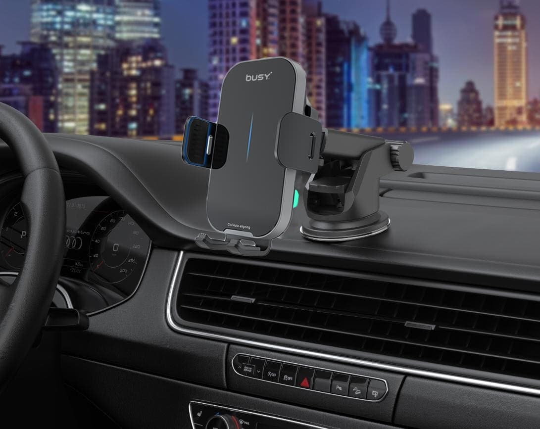 Брз бежичен полнач и држач Бизи 50768 - слика 6