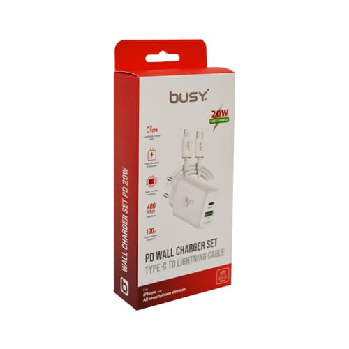 УСБ ѕиден полњач ПД со кабел Ц - лајтнинг 50781 - слика 1