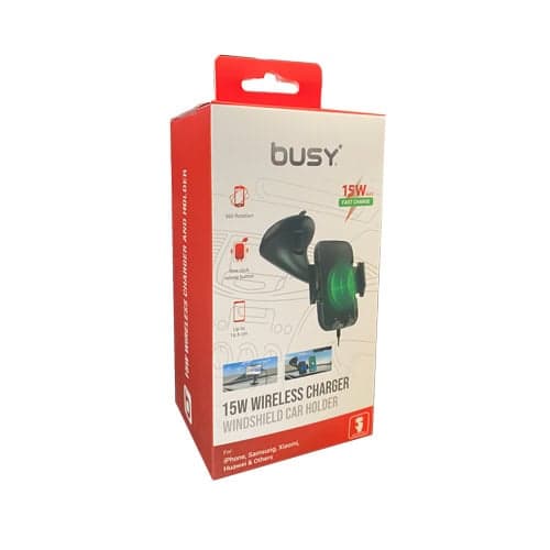 Држач за мобилен и полњач 15W Busy (51047) - слика 2