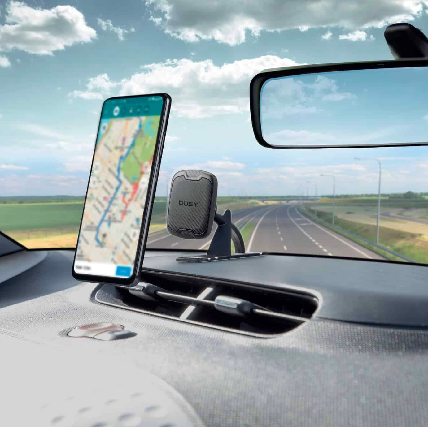 Mагнетен држач за телефон со лепење Busy(51050) - слика 7