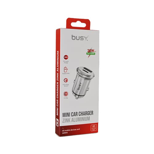 БИЗИ мини полнач за во автомобил 30W (51074) - слика 1