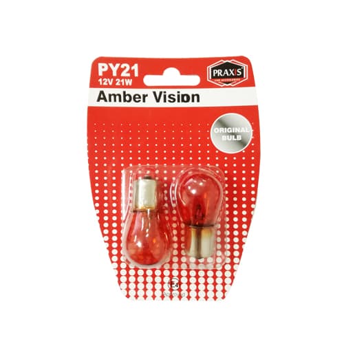 Авто сијалица Praxis - PY21, 12V, 21W 52316 - слика 1