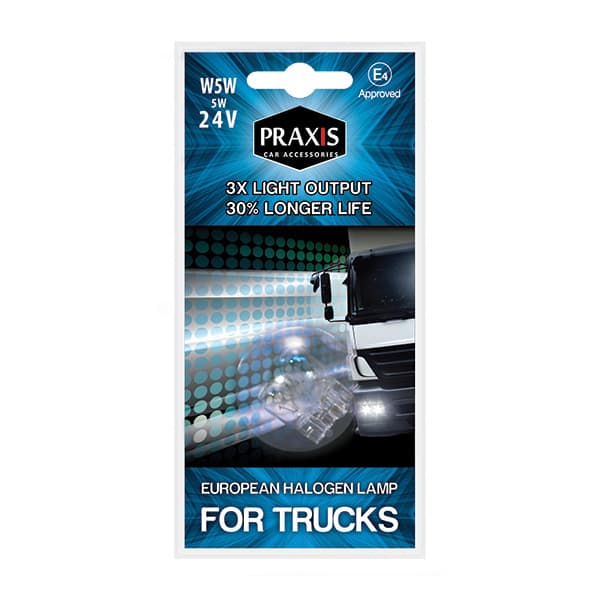 Сијалица Praxis - W5W, 5W, 24V 52406 - слика 1