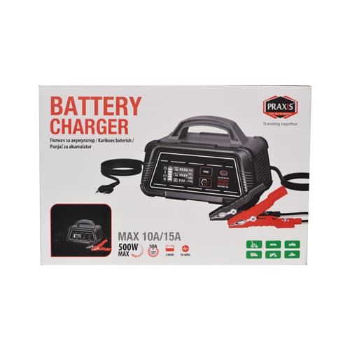 ПРАКСИС Полнач за акумулатор BTC 8004 (52415) - слика 1