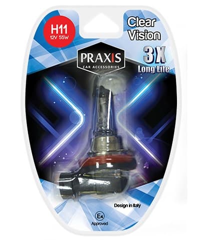Сијалица за халогенки под браник Praxis - H11, 12V, 55W 52507 - слика 1
