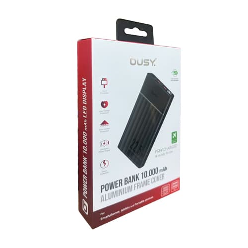 Пренослив полнач 10000 mAh BUSY - слика 1