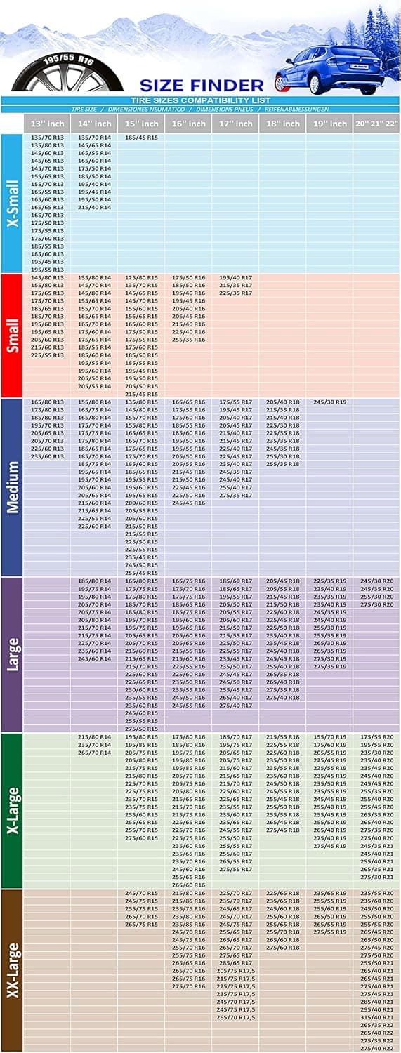Авто чорапи за снег МАТТE EXTRA PRO- L - слика 5