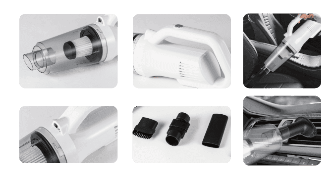 Лед правосмукалка со кабел за автомобил 12В - слика 2