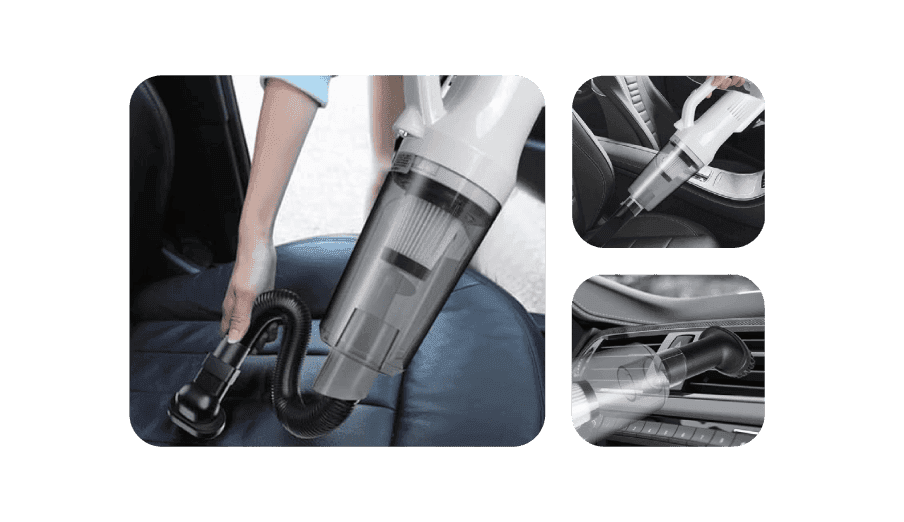 Лед правосмукалка со кабел за автомобил 12В - слика 3