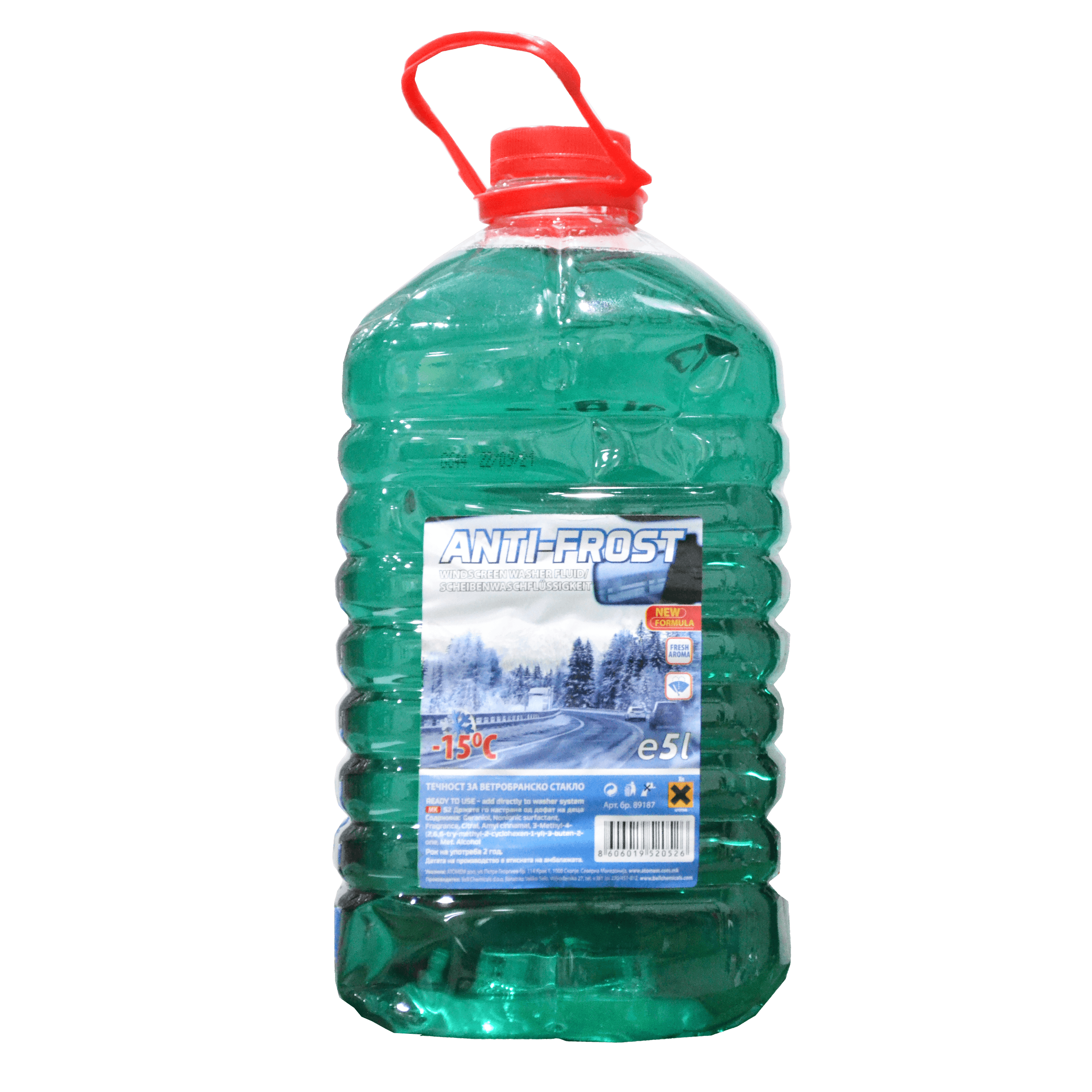 АНТИФРОСТ Течност за Стакло Зим(-15с) 5л - 089187 - слика 1
