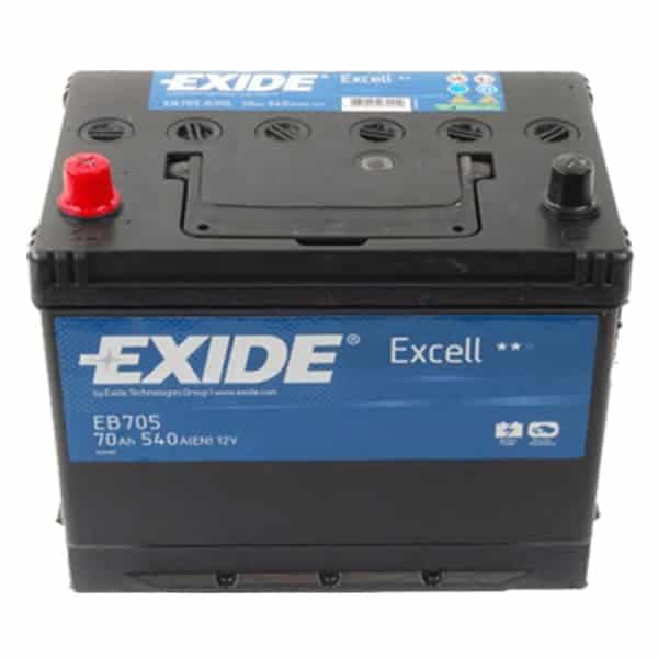 AKUMULATOR EXIDE EB705   70 AH   L+ - слика 1