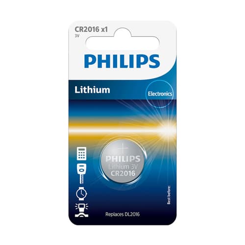 PHILIPS BATERIJA CR2016 MINI LITIUM 1 106161 - слика 1