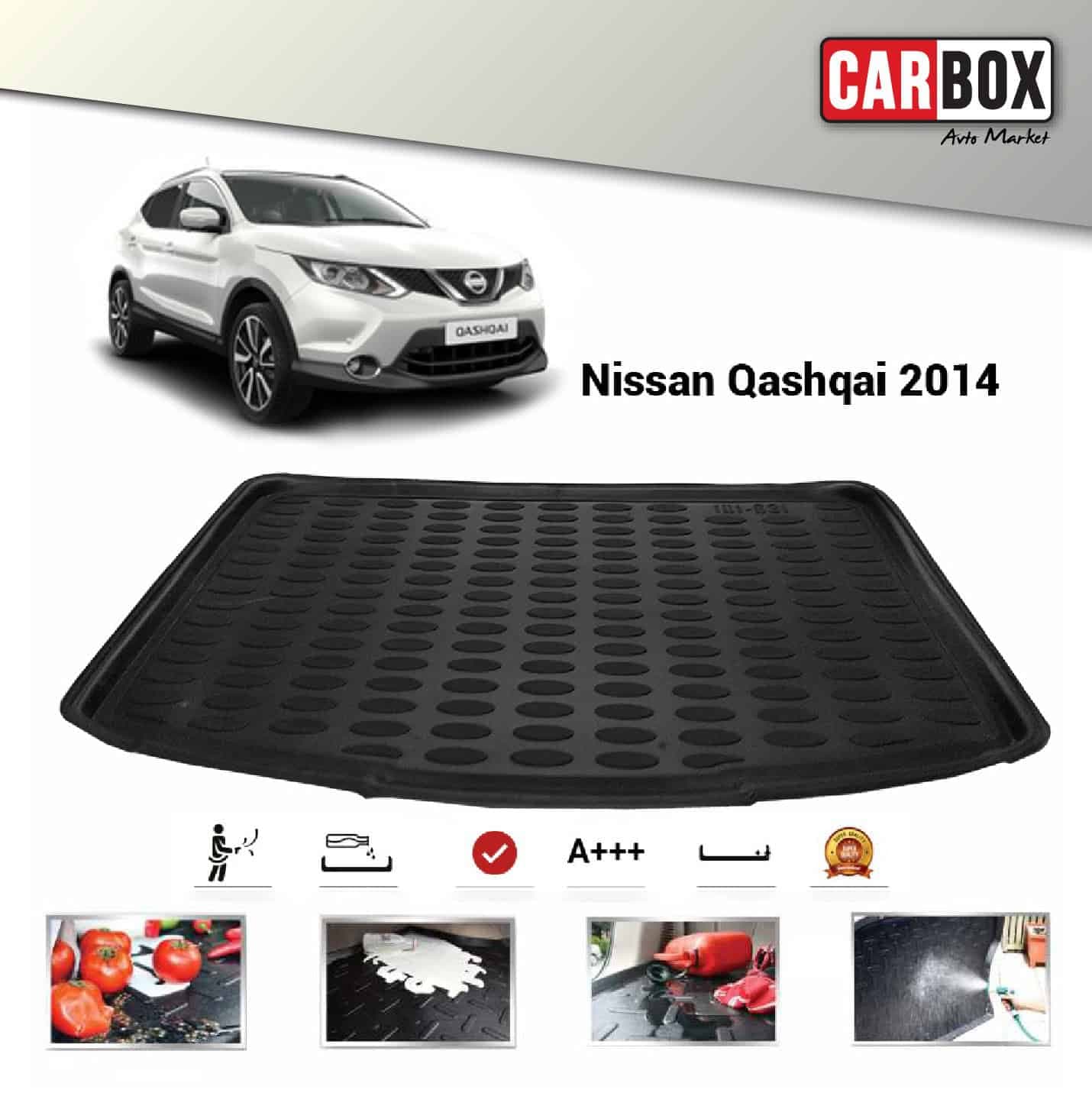 3D Типски патосник за багажник - Nissan Qashqai VISIA ALT 2014 - 155631 - слика 2