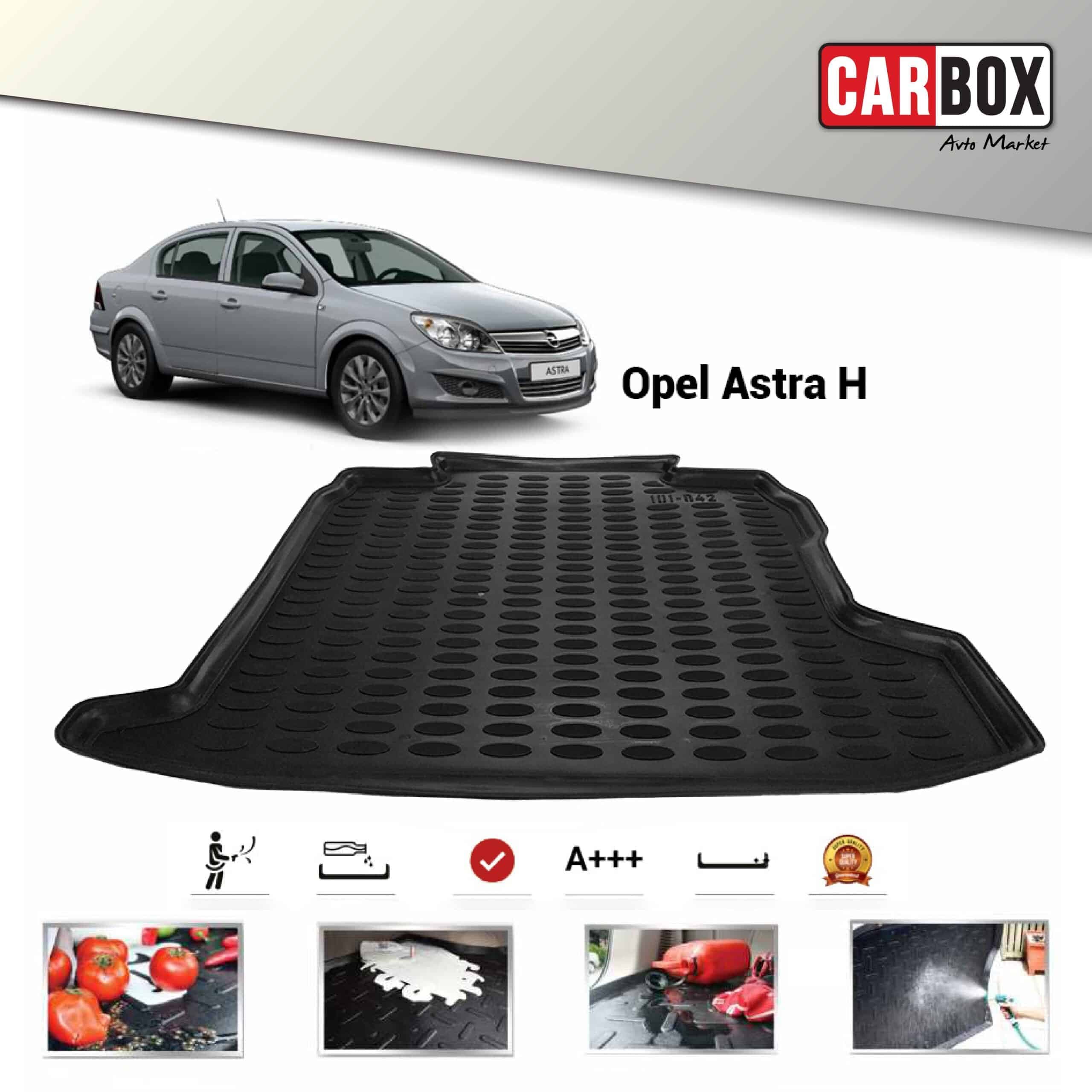 3D Типски патосник за багажник - Opel Astra H 155642 - слика 2