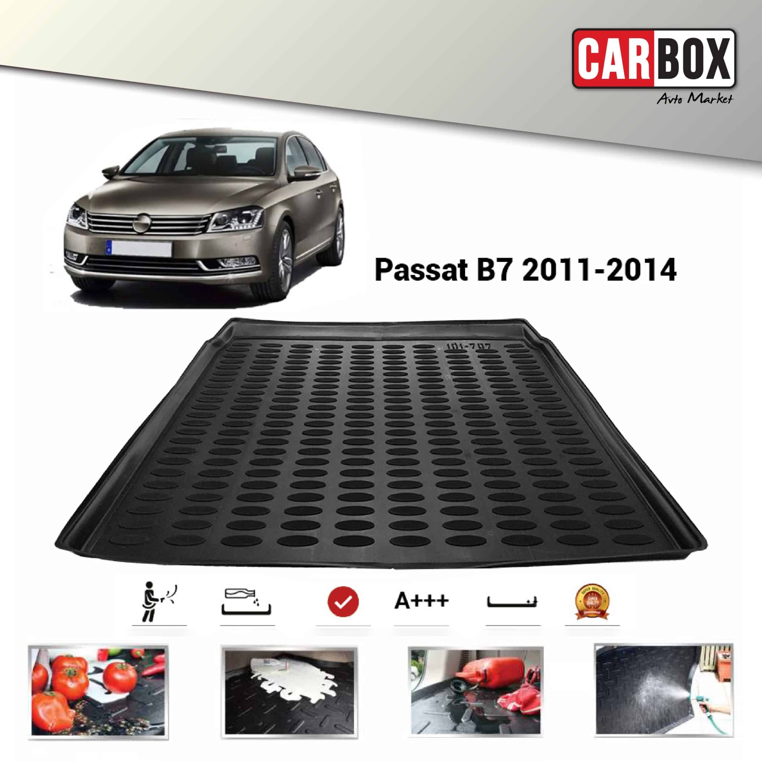 3D Типски патосник за багажник - VW Passat B7 2011-2014 - слика 2