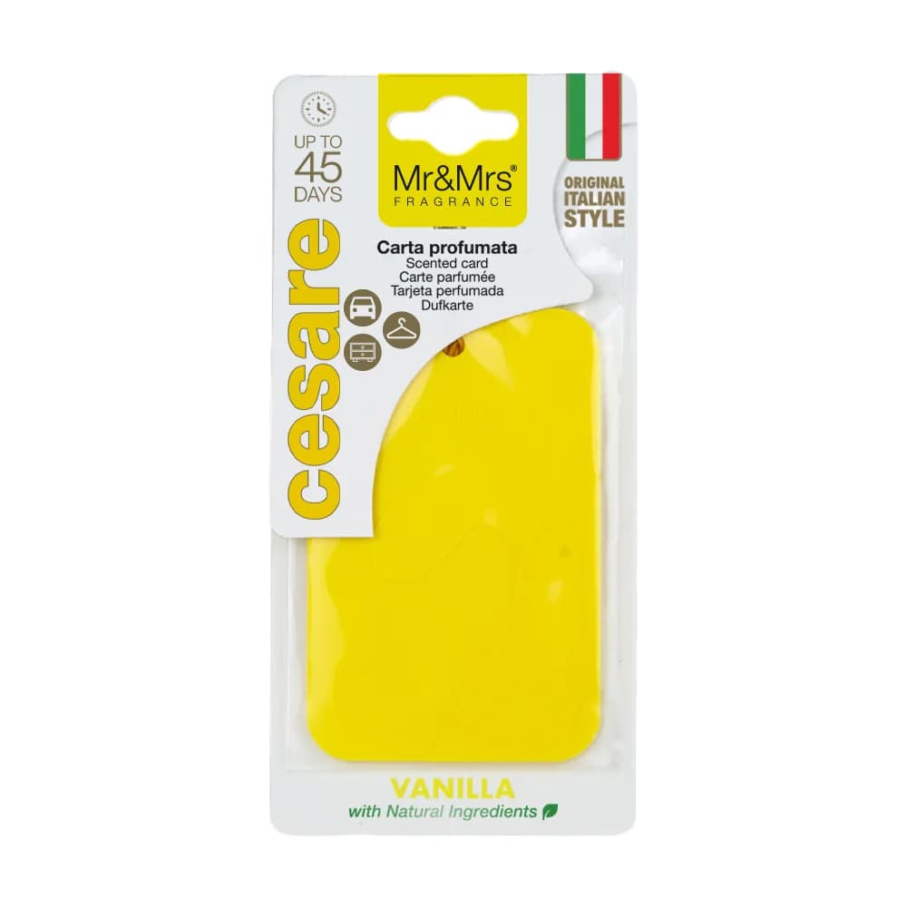 Освежувач CESARE картица жолта 291204 - слика 1