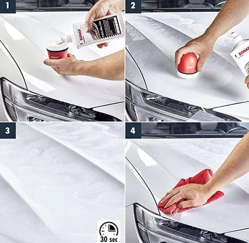 Полир и восок во боја Sonax - бела 296041 - слика 3