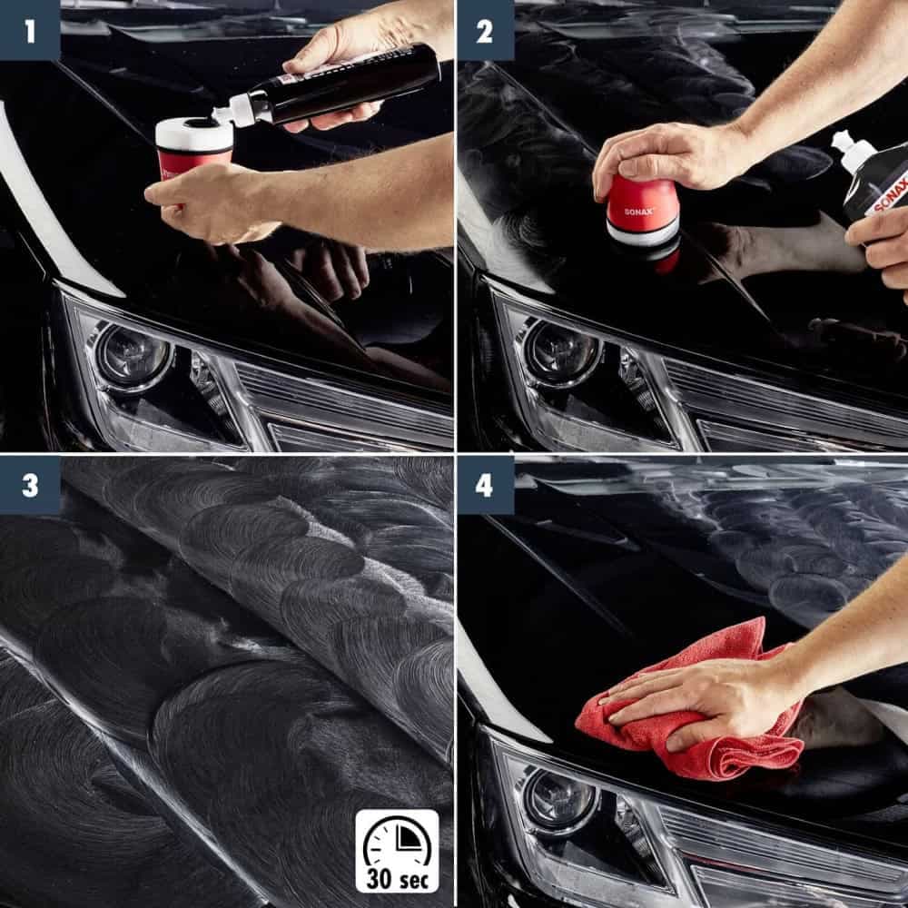 Полир и восок во боја Sonax - црна 296141 - слика 3