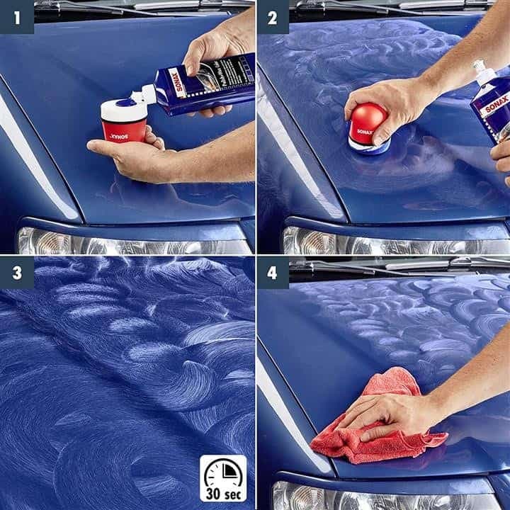 Полир и восок во боја Sonax - плава 296241 - слика 3