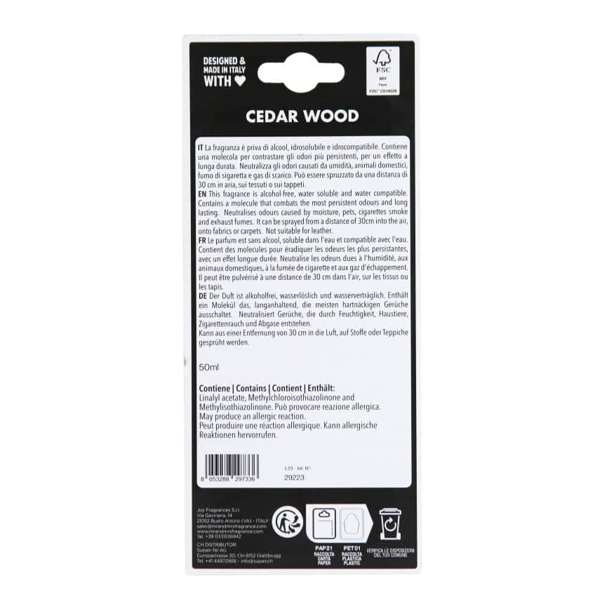 Освежувач CESARE Спреј Црн 50мл 297336 - слика 2