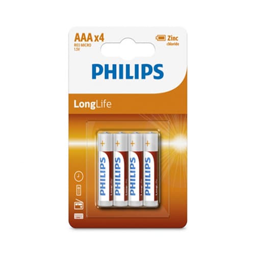 Philips baterii AAA Longlife 4 549435 - слика 1