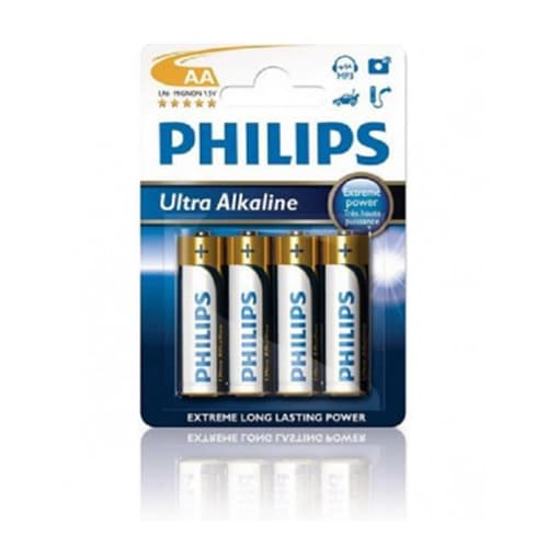 Philips baterii AA Ultra Alkaline 4 550387 - слика 1