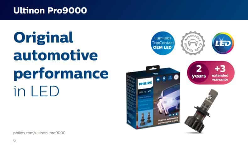 PHILIPS H4 LED Ultinon PRO9000 HL 718631 - слика 4