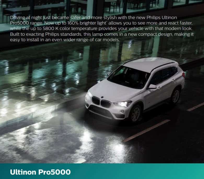 PHILIPS H7 LED Ultinon PRO5000 HL 784131 - слика 5