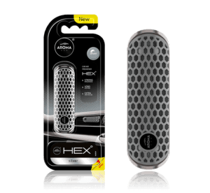 Освежувач АРОМА ПОЛИМЕР HEX silver 877043 - слика 2