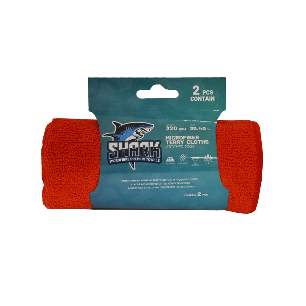 SHARK Микрофибер крпа Praxis - 2 ком. црвена 4201