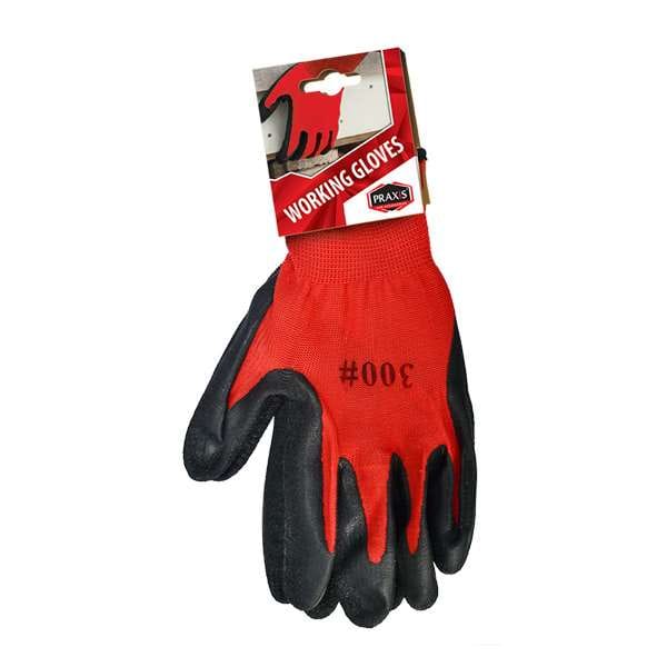 Работни ракавици Praxis - црвени 20222