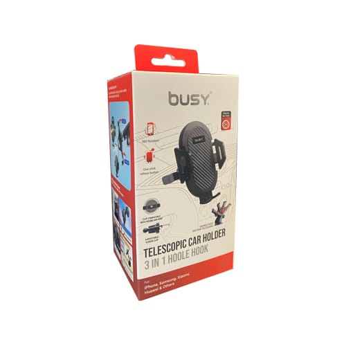3 во 1 држач за мобилен хук Busy (51042)